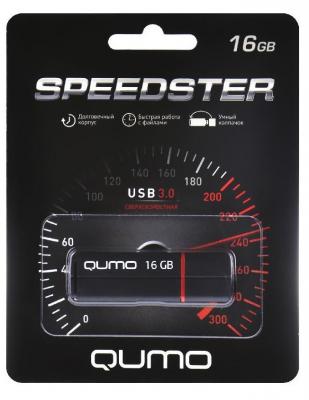 Флешка USB 16Gb QUMO 16GB Speedster черный QM16GUD3-SP-black