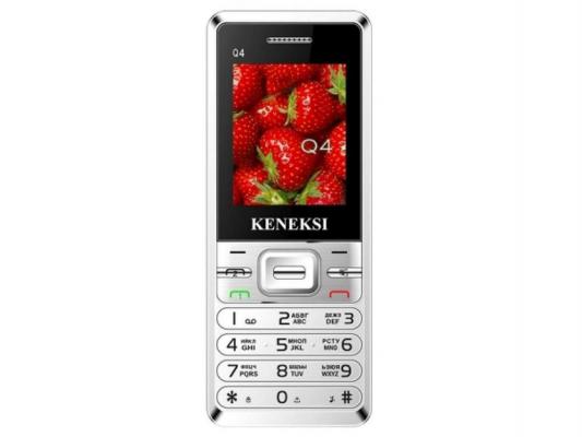 Мобильный телефон KENEKSI Q4 Silver серебристый с двумя сим-картами