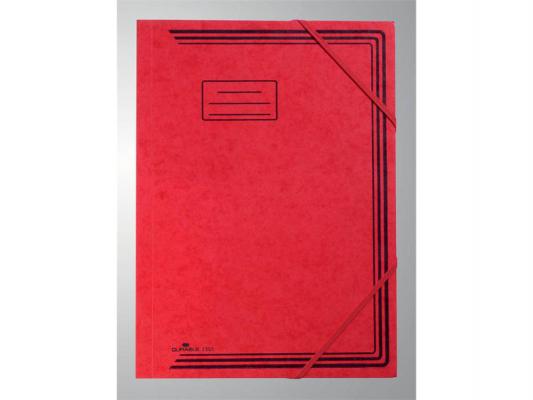Папка Durable с тремя клапанами на резинках 1-200 листов красный P2400701