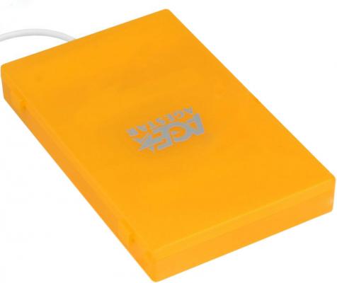 Внешний контейнер для HDD 2.5" SATA AgeStar SUBCP1 USB2.0 оранжевый