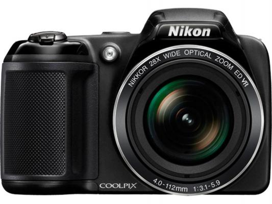 Фотоаппарат Nikon CoolPix L340 20Mp 28x Zoom черный VNA780E1