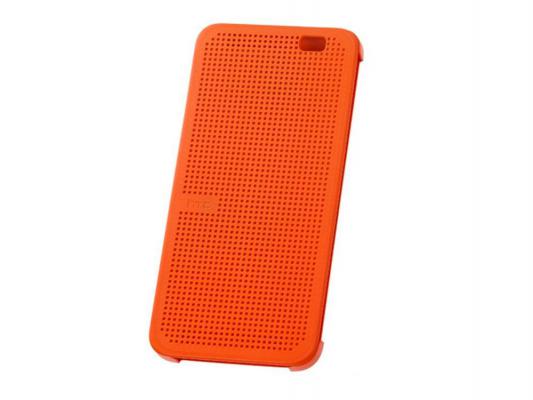 Чехол HTC HC M110 для HTC One Ace Dot View Case оранжевый