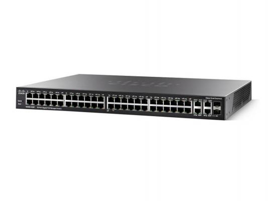Коммутатор Cisco SG300-52MP-K9-EU управляемый 50 портов 10/100/1000Mbps 8 SFP + 2 Comb