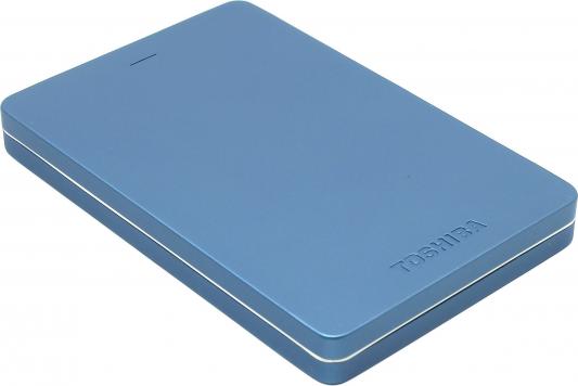Внешний жесткий диск 2.5" USB3.0 1Tb Toshiba Canvio Alu HDTH310EL3AA синий