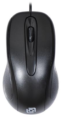 Мышь проводная Oklick 205M чёрный USB