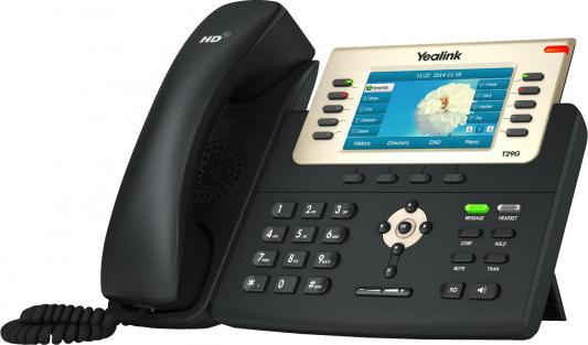 Телефон IP Yealink SIP-T29G 16 SIP-аккаунтов 2x10/100/1000Mbps 1xUSB2.0 4.3" LCD PoE BLF