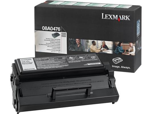 Картридж Lexmark 08A0476 для E320/E322/E322n черный 3000стр