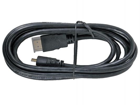 Кабель HDMI 1.8м 3Cott Ver.1.4 3D + Ethernet 30AWG позолоченные коннекторы 3C-HDMI-AD-005GP-1.8M