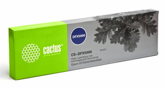 Картридж ленточный CACTUS CS-DFX5000 для Epson DFX5000/8000/8500 черный