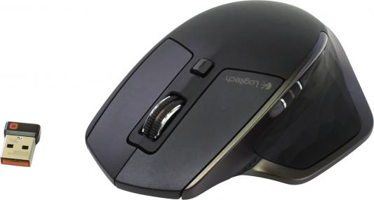 Мышь беспроводная Logitech MX Master чёрный коричневый USB + Bluetooth 910-004362