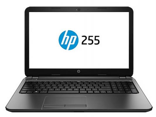 Ноутбук HP 255 15.6" 1366x768 матовый E1-2100 1.0GHz 2Gb 500Gb HD8210 Bluetooth Wi-Fi Win8.1 черный L8A58ES