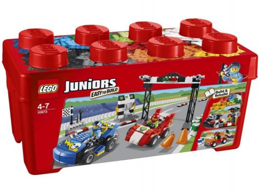 Конструктор Lego Juniors Ралли на гоночных автомобилях 350 элементов 10673