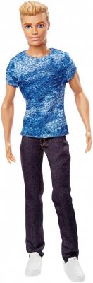 Кукла Mattel Barbie Игра с модой Кен в джинсах и синей футболке 30 см DGY66