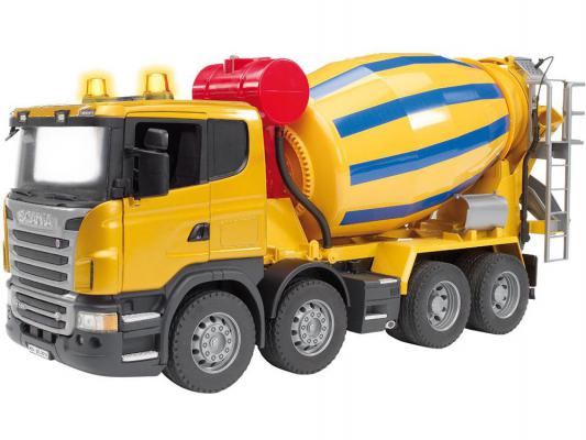 Бетономешалка Bruder Scania желтый 1 шт 57.5 см 03554