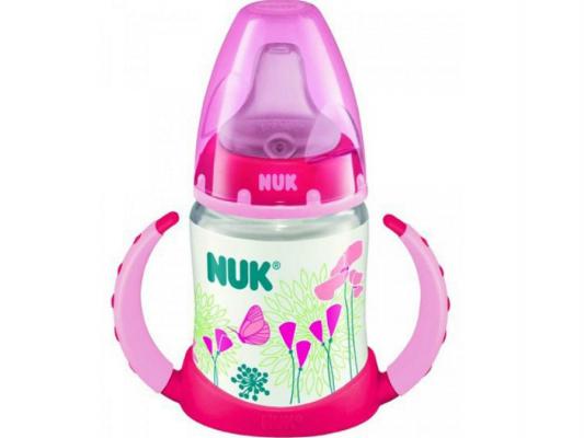 Бутылочка для кормления NUK First Choice с латексной насадкой для питья розовый 150 мл с 6 месяцев 10743391