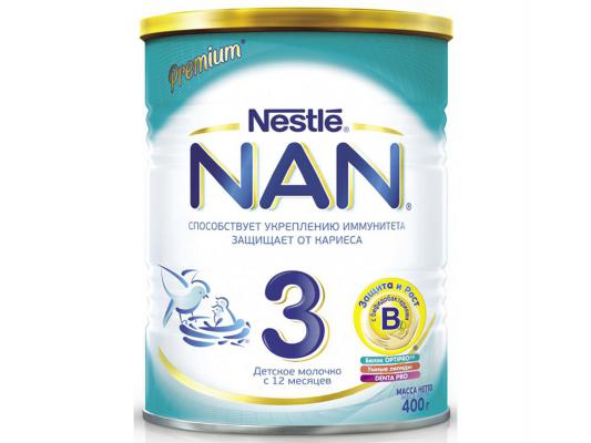 Заменитель Nestle NAN 3 Premium Optipro с 12 мес. 400 гр.