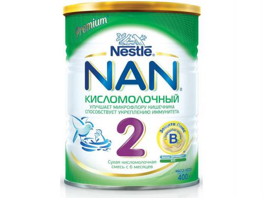 Заменитель Nestle NAN 2 Premium Кисломолочный  с 6 мес. 400 гр.