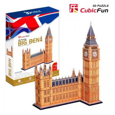 Пазл 3D CubicFun Биг Бен (Великобритания) 117 элементов MC087H