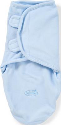 Конверт для пеленания на липучке размер S/M Summer Infant Swaddleme (голубой)
