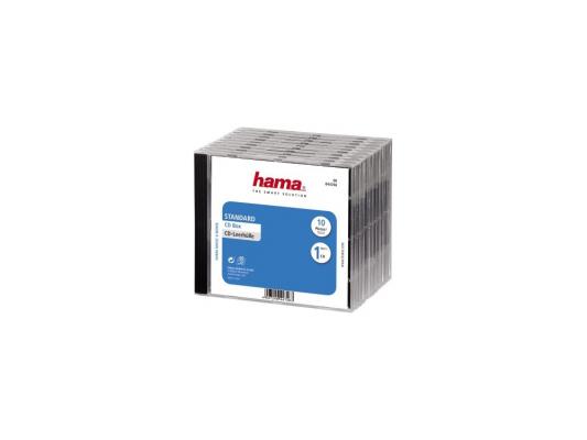 Коробка HAMA для 1 CD черно-прозрачный 10шт H-44746