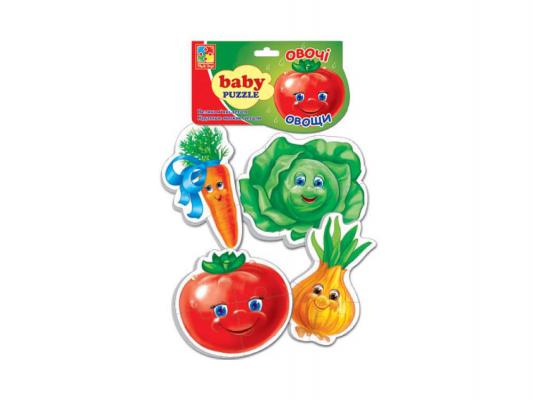 Пазл Vladi toys мягкий Baby puzzle Овощи 18 элементов VT1106-03