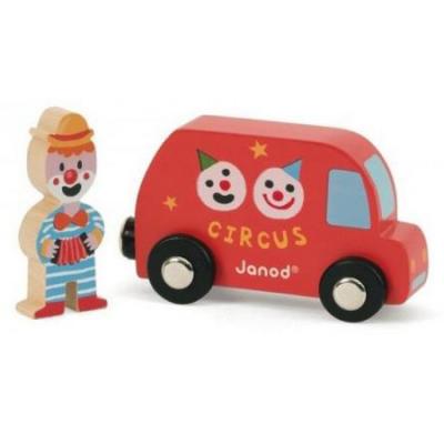 Набор Janod Фургон цирк с клоуном 08558