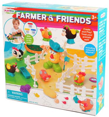 Набор для лепки Playgo Фермер и друзья от 3 лет