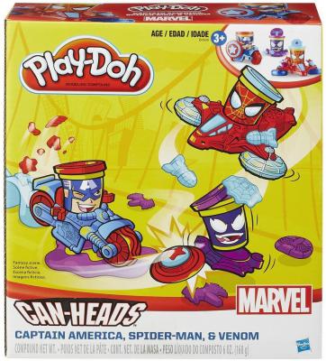 Набор для лепки Hasbro Play-Doh Транспортные средства героев Марвел от 3 лет В0606