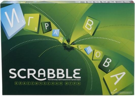 Настольная игра MATTEL развивающая Scrabble (Скрэббл) Классический Y9618