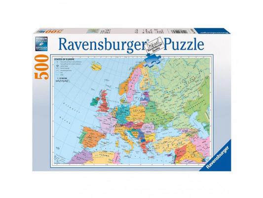 Пазл Ravensburger Политическая карта Европы 500 элементов