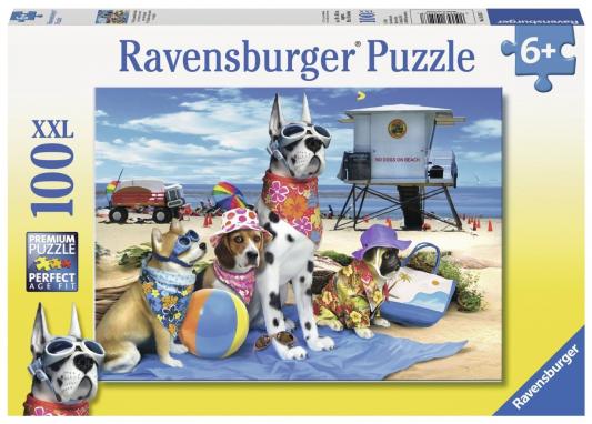Пазл Ravensburger Собаки на пляже 100 элементов