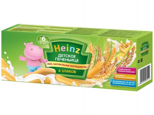 Печенье Heinz 6 злаков с 6 мес. 180 гр.