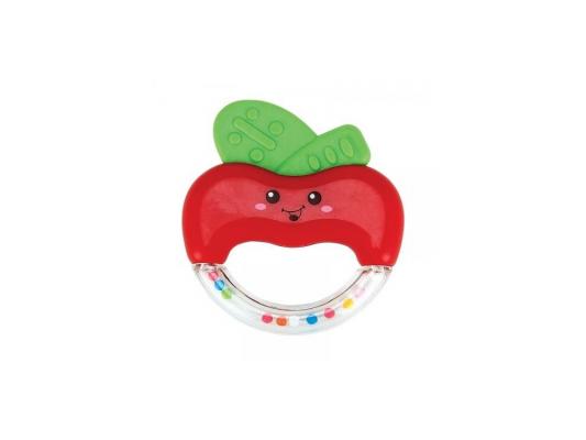Погремушка-прорезыватель Happy Baby Яблочко Apple fun с прорезывателем 330305