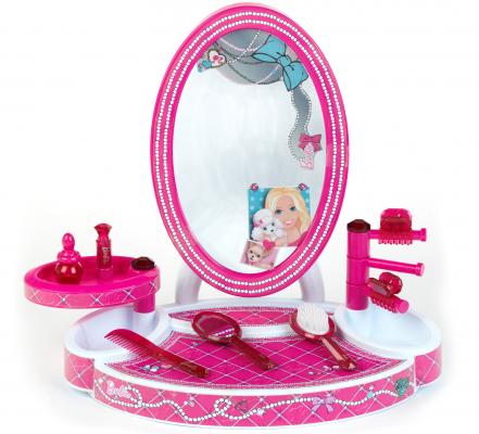 Игровой набор KLEIN Студия красоты настольная с аксессуарами Barbie 8 предметов 5378