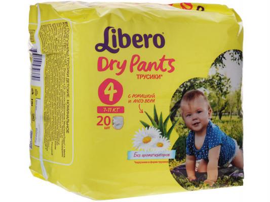 Трусики Libero Dry Pants 4 (7-11кг) 20 шт.