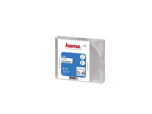 Коробка HAMA для 1 CD прозрачный 5шт H-51163