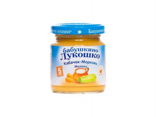 Пюре Бабушкино Лукошко Кабачок, морковь, молоко с 6 мес. 100 гр.