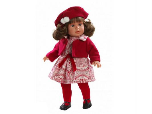 Кукла Llorens Мартина (в красном платье) 40 см