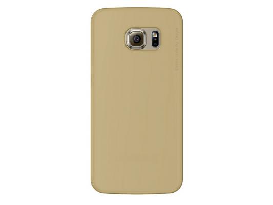 Чехол Deppa Sky Case и защитная пленка для Samsung Galaxy S6 edge золотистый 86042