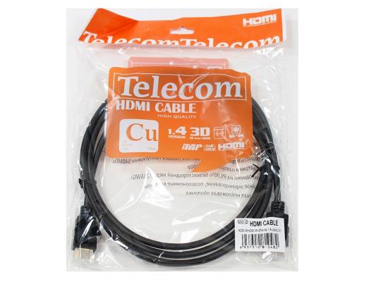Кабель HDMI 2.0м VCOM Telecom 2 фильтра позолоченные контакты CG511D-2M