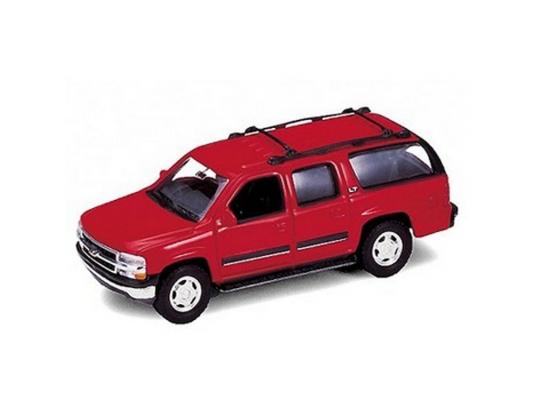 Автомобиль Welly 2001 Chevrolet Suburban 1:34-39 красный 42312W