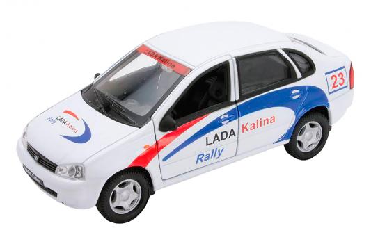 Автомобиль Welly LADA Kalina Rally 1:34-39 белый 42383RY