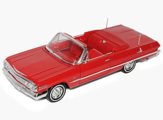 Автомобиль Welly Chevrolet Impala 1963 1:24 красный в ассортименте