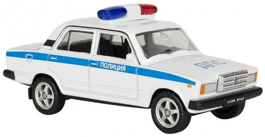 Автомобиль Welly Lada 2107 Полиция 1:34-39 белый