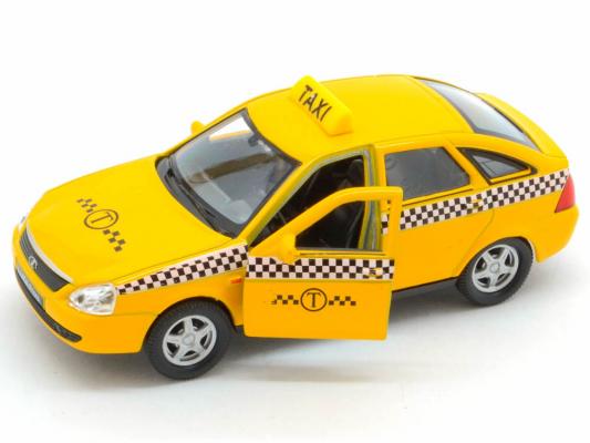 Автомобиль Welly LADA PRIORA Такси 1:34-39 желтый