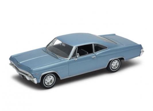 Автомобиль Welly Chevrolet Impala 1965 1:24 синий 22417