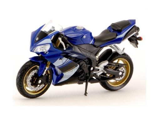 Мотоцикл Welly Yamaha YZF-R1 1:18 синий 12806P