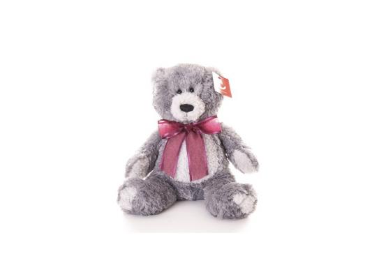 Мягкая игрушка медведь Aurora Медведь серый плюш серый 30 см