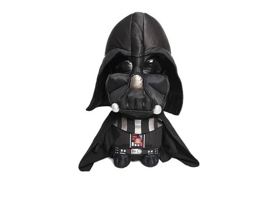 Мягкая игрушка герой мультфильма Star Wars Дарт Вейдер плюш черный 38 см