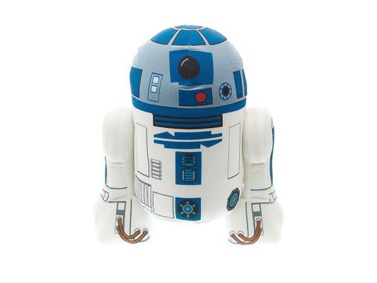 Мягкая игрушка герой мультфильма Star Wars Р2-Д2 плюш голубой 23 см